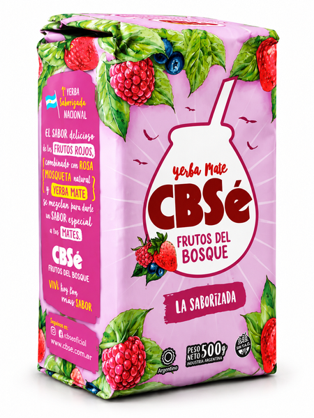 Yerba Mate CBSé Frutos del Bosque 0,5 kg – owoce leśne