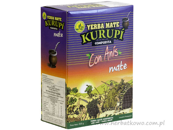 Yerba Mate Kurupi Anis 0,5 kg