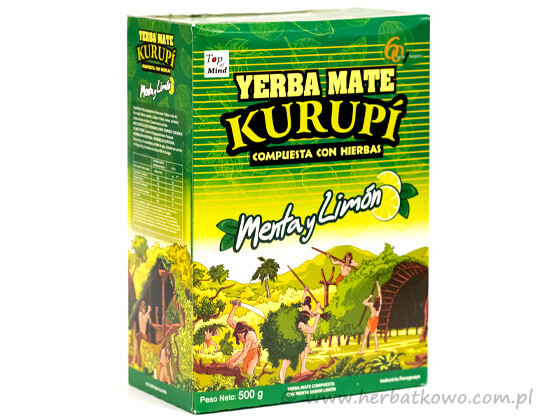 Yerba Mate Kurupi Menta Limon 0,5 kg