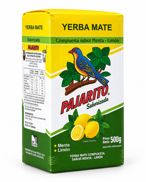 Yerba Mate Pajarito Menta Limon 0,5 kg